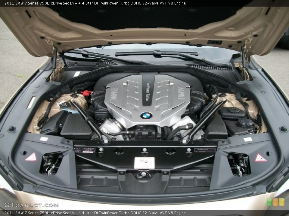 4.4 Liter DI TwinPower Turbo DOHC 32-Valve VVT V8 Engine for the 2011 BMW 7 Series #50807712