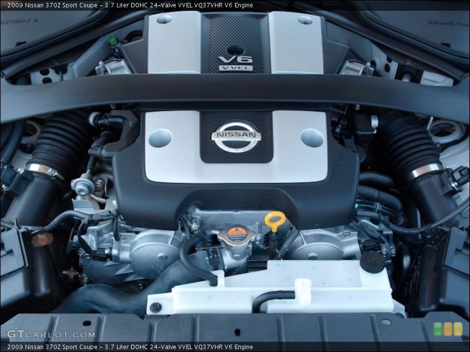 3.7 Liter DOHC 24-Valve VVEL VQ37VHR V6 Engine for the 2009 Nissan 370Z #50807928