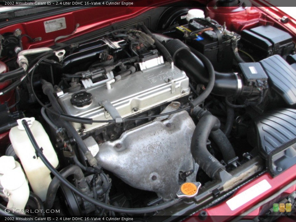 2.4 Liter DOHC 16-Valve 4 Cylinder Engine for the 2002 Mitsubishi Galant #50808315