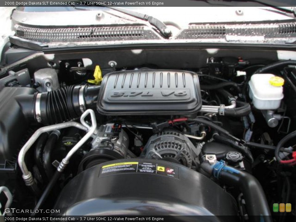 3.7 Liter SOHC 12-Valve PowerTech V6 Engine for the 2008 Dodge Dakota #50809086
