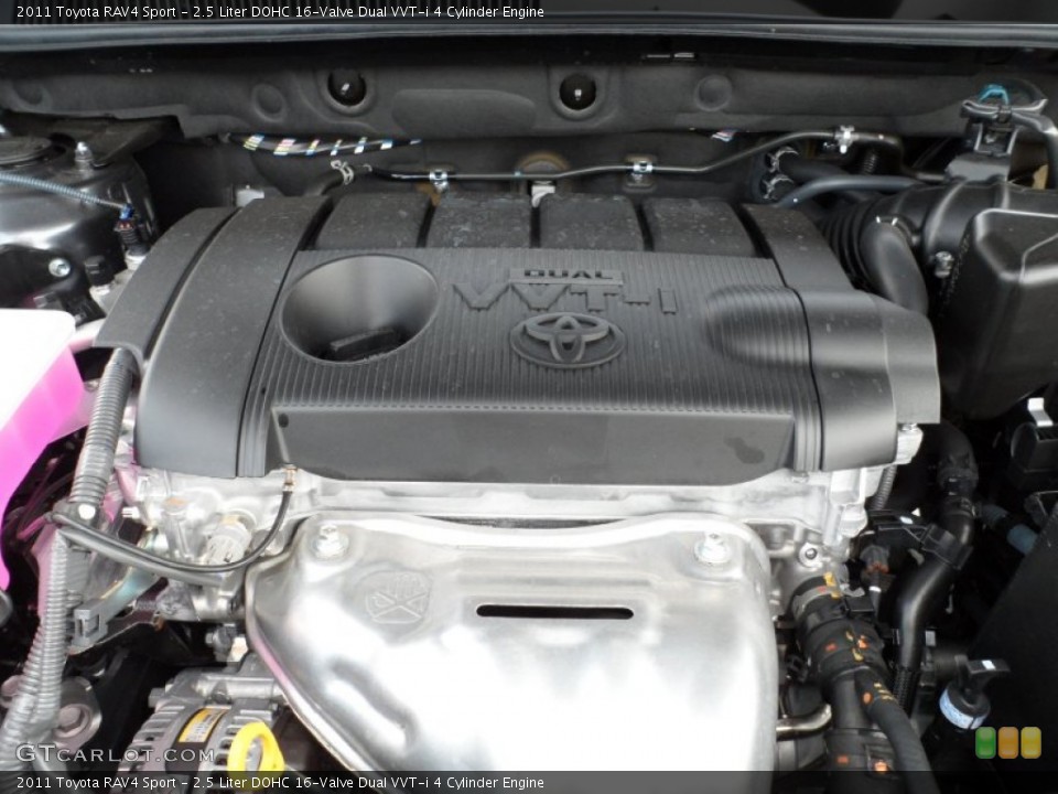 2.5 Liter DOHC 16-Valve Dual VVT-i 4 Cylinder Engine for the 2011 Toyota RAV4 #50811621