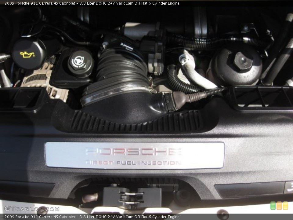 3.8 Liter DOHC 24V VarioCam DFI Flat 6 Cylinder Engine for the 2009 Porsche 911 #50814036