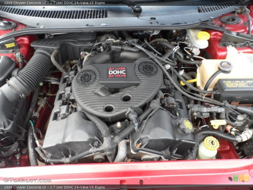 2.7 Liter DOHC 24-Valve V6 1999 Chrysler Concorde Engine