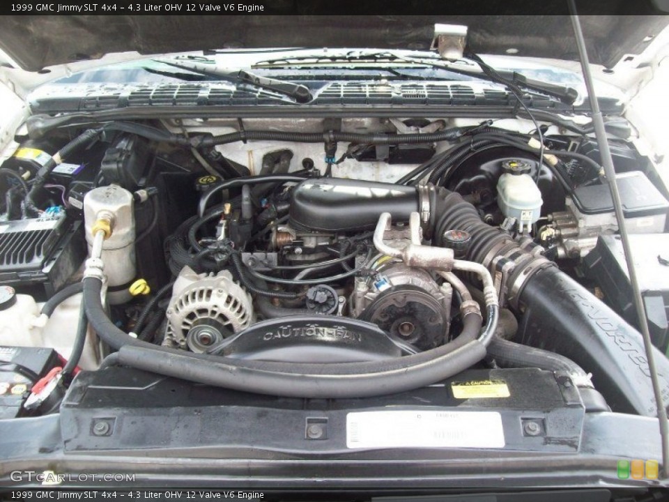 4.3 Liter OHV 12 Valve V6 1999 GMC Jimmy Engine