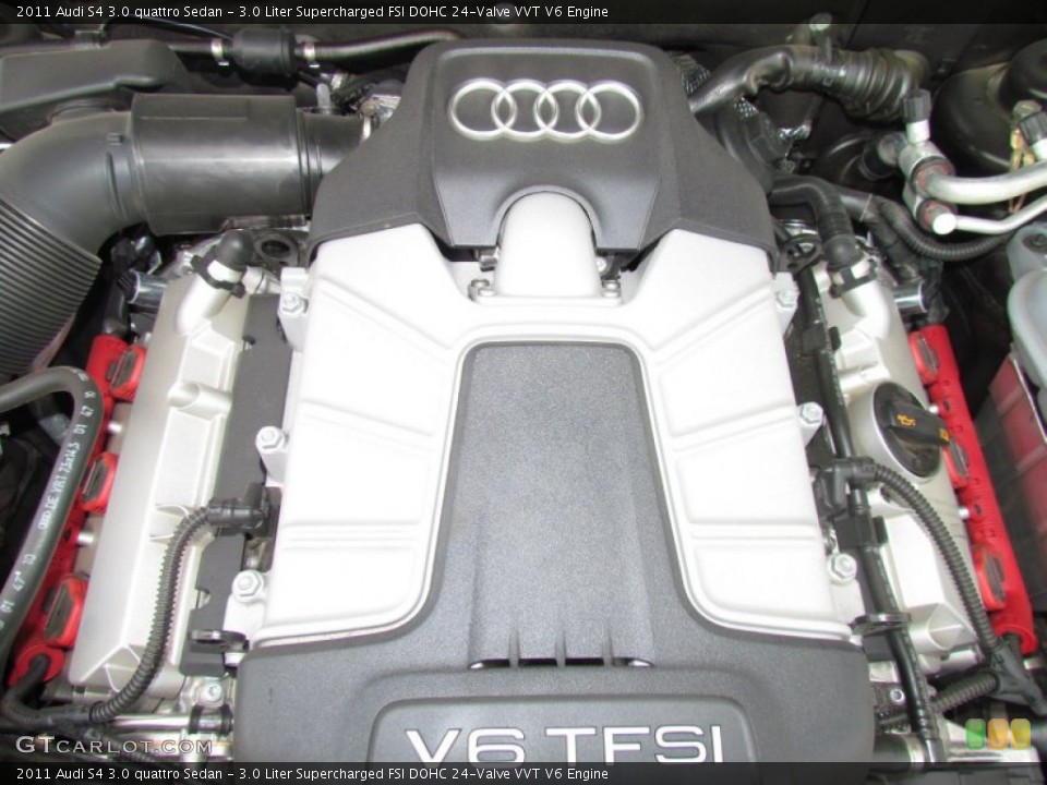 3.0 Liter Supercharged FSI DOHC 24-Valve VVT V6 Engine for the 2011 Audi S4 #50839128