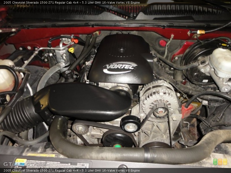 5.3 Liter OHV 16-Valve Vortec V8 Engine for the 2005 Chevrolet Silverado 1500 #50840136