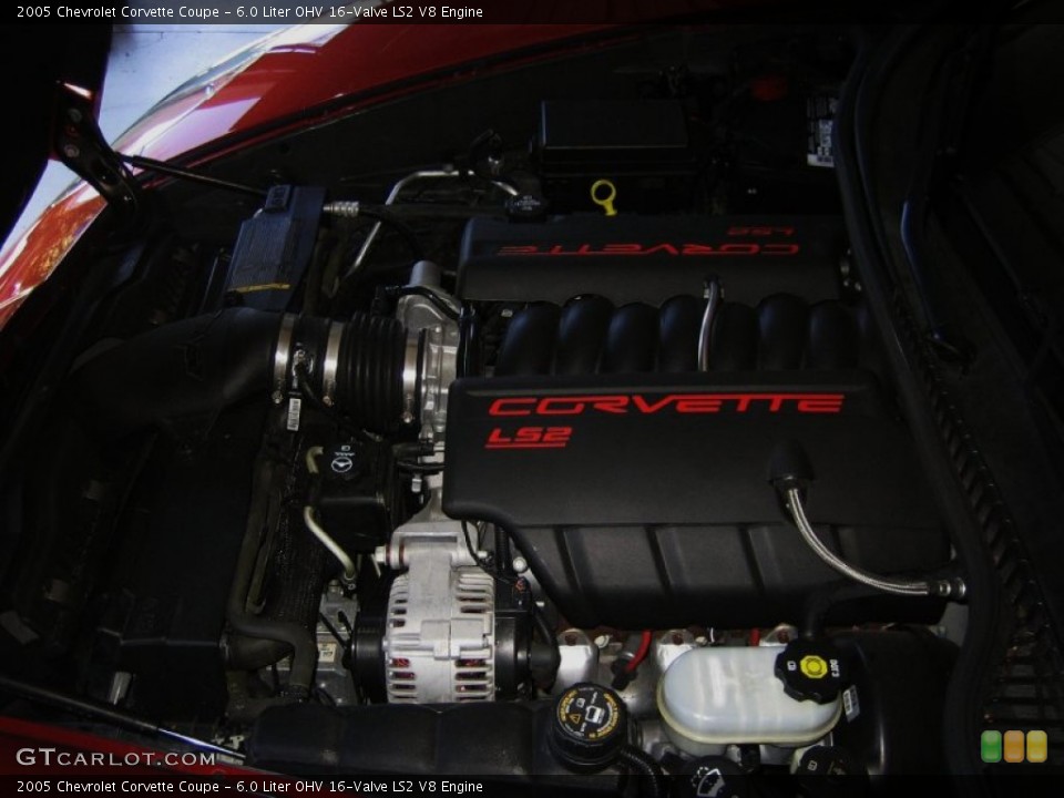 6.0 Liter OHV 16-Valve LS2 V8 Engine for the 2005 Chevrolet Corvette #50842419