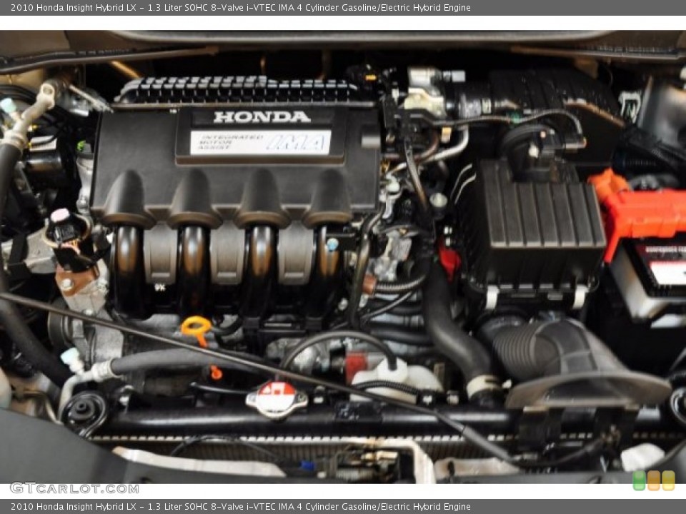 1.3 Liter SOHC 8-Valve i-VTEC IMA 4 Cylinder Gasoline/Electric Hybrid Engine for the 2010 Honda Insight #50845404