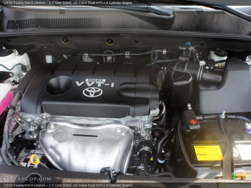 2.5 Liter DOHC 16-Valve Dual VVT-i 4 Cylinder Engine for the 2010 Toyota RAV4 #50846379