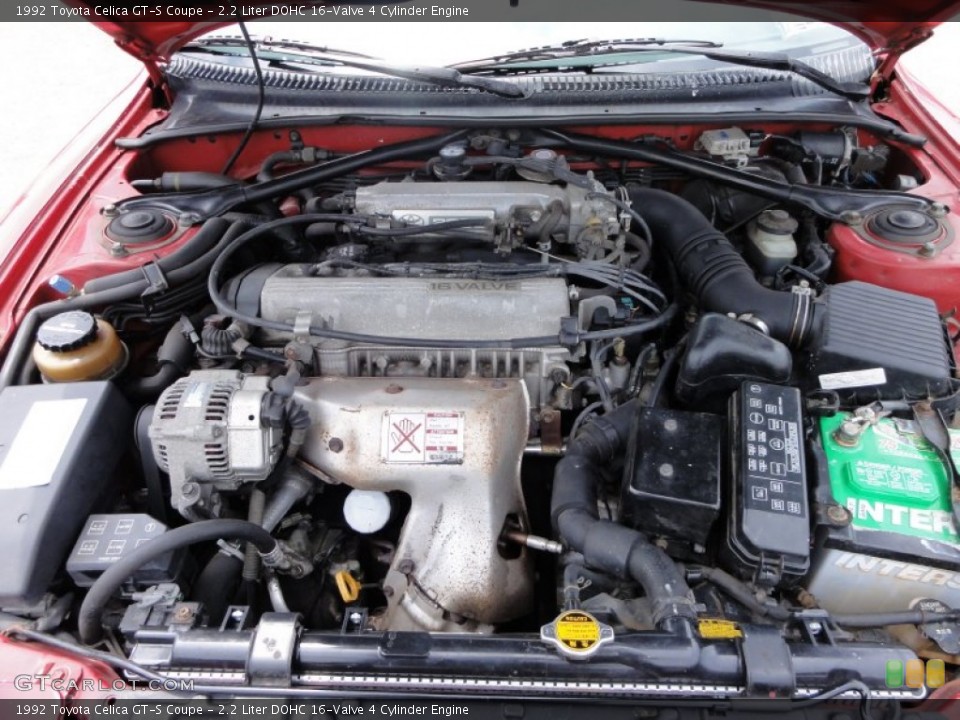 2.2 Liter DOHC 16-Valve 4 Cylinder Engine for the 1992 Toyota Celica #50847162