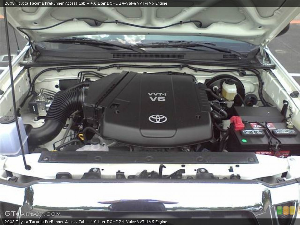 4.0 Liter DOHC 24-Valve VVT-i V6 2008 Toyota Tacoma Engine