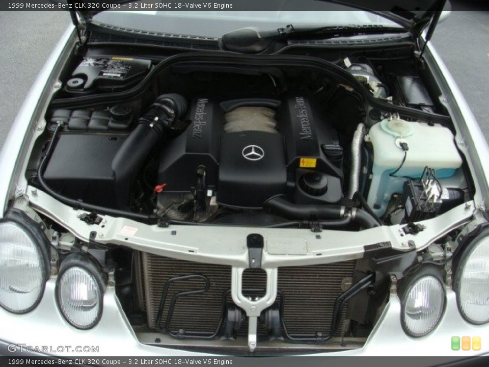 3.2 Liter SOHC 18-Valve V6 Engine for the 1999 Mercedes-Benz CLK #50855644