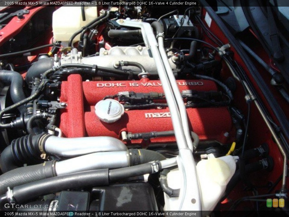 1.8 Liter Turbocharged DOHC 16-Valve 4 Cylinder Engine for the 2005 Mazda MX-5 Miata #50855746
