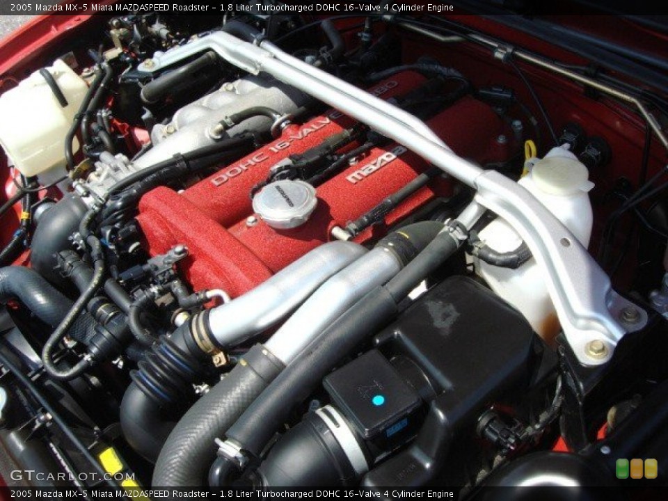 1.8 Liter Turbocharged DOHC 16-Valve 4 Cylinder Engine for the 2005 Mazda MX-5 Miata #50855773
