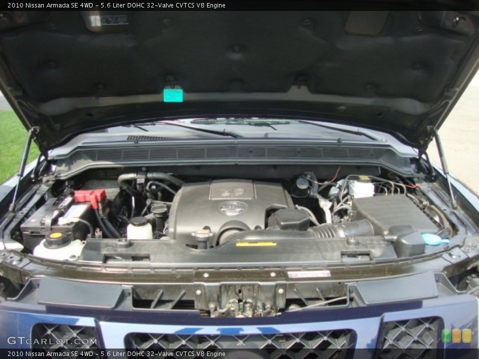 5.6 Liter DOHC 32-Valve CVTCS V8 Engine for the 2010 Nissan Armada #50860513