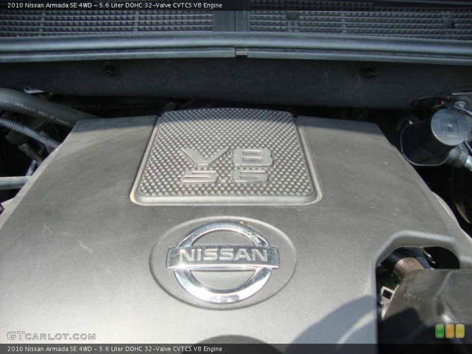 5.6 Liter DOHC 32-Valve CVTCS V8 Engine for the 2010 Nissan Armada #50860527