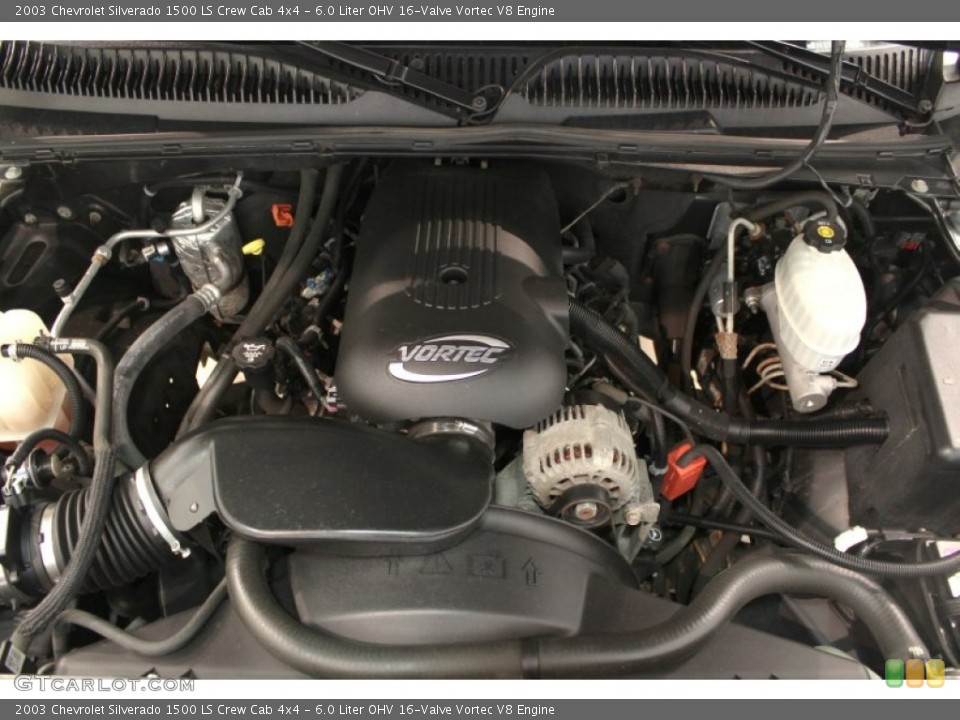 6.0 Liter OHV 16-Valve Vortec V8 Engine for the 2003 Chevrolet Silverado 1500 #50867458