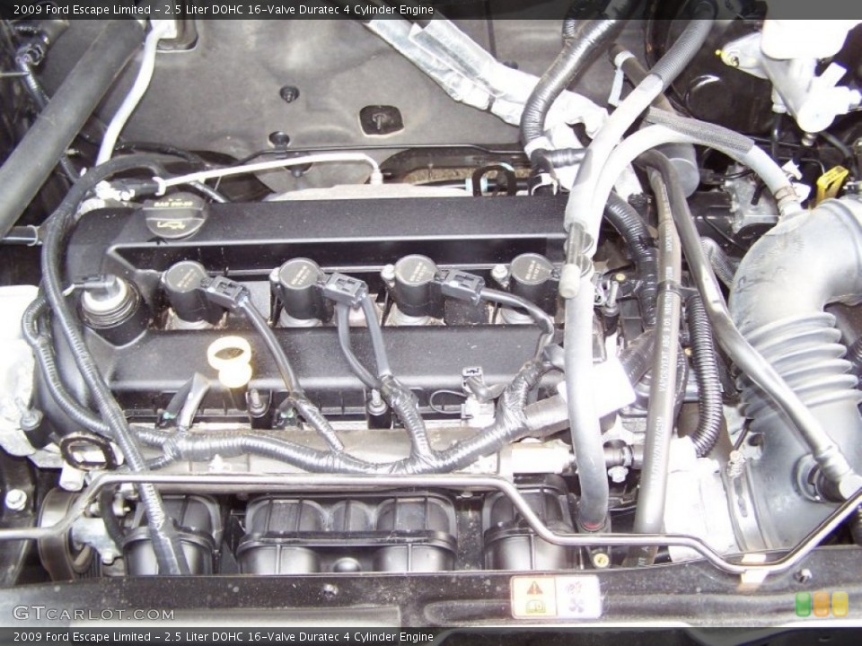 2.5 Liter DOHC 16-Valve Duratec 4 Cylinder Engine for the 2009 Ford Escape #50872972