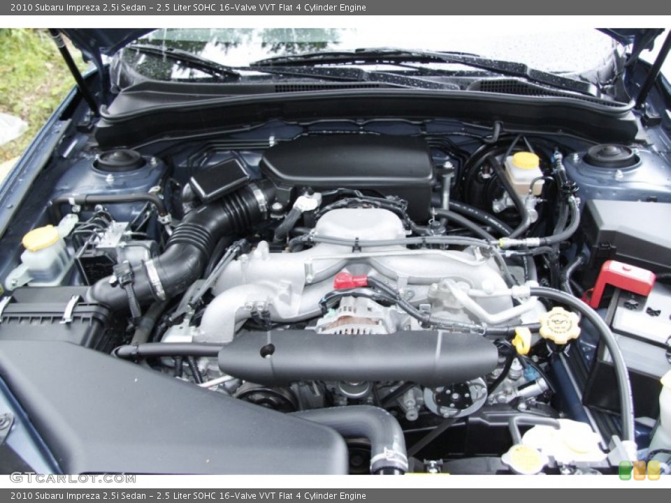 2.5 Liter SOHC 16-Valve VVT Flat 4 Cylinder Engine for the 2010 Subaru Impreza #50874697