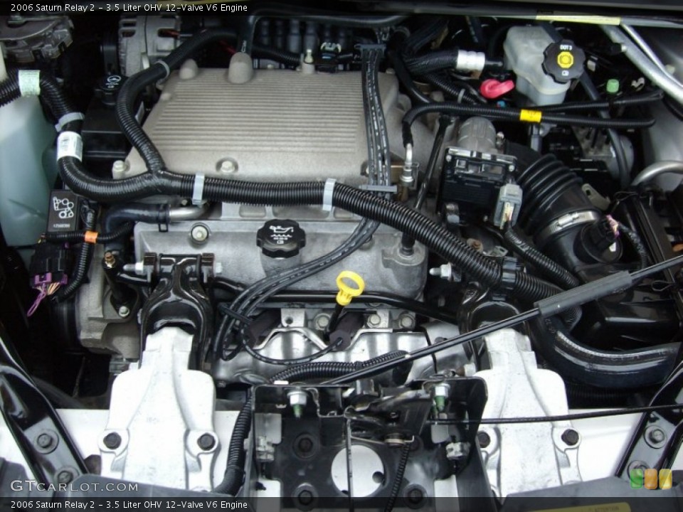 3.5 Liter OHV 12-Valve V6 2006 Saturn Relay Engine