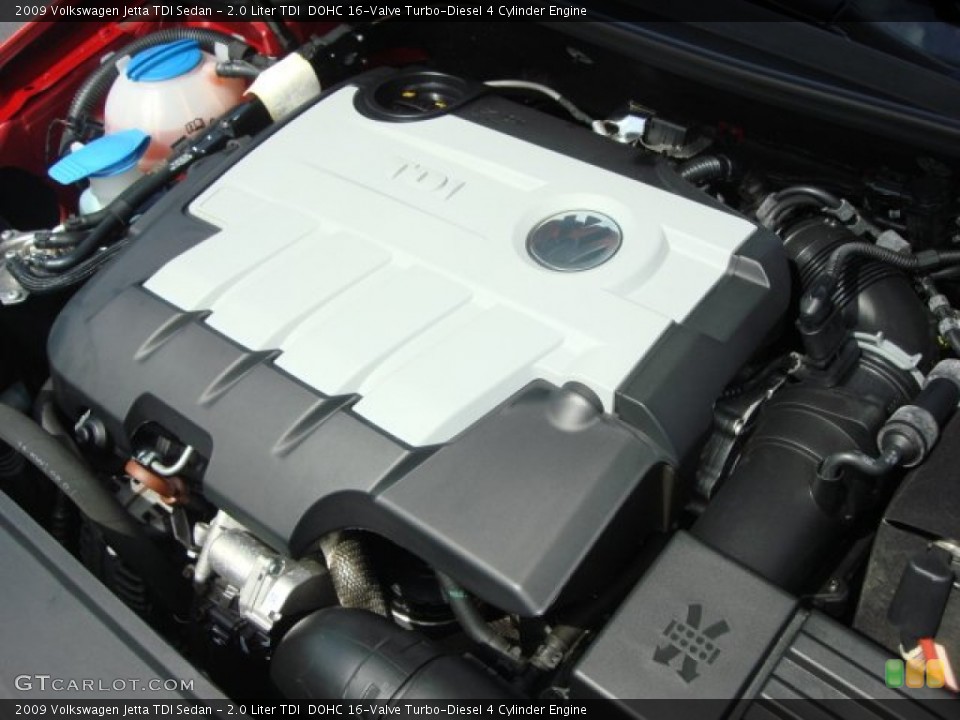 2.0 Liter TDI  DOHC 16-Valve Turbo-Diesel 4 Cylinder Engine for the 2009 Volkswagen Jetta #50878006