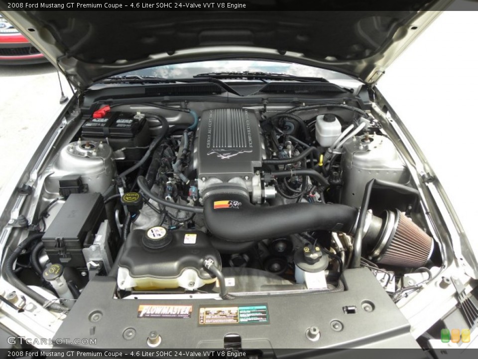 4.6 Liter SOHC 24-Valve VVT V8 Engine for the 2008 Ford Mustang #50887540