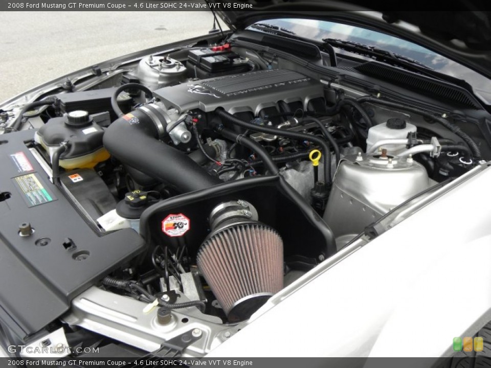 4.6 Liter SOHC 24-Valve VVT V8 Engine for the 2008 Ford Mustang #50887555