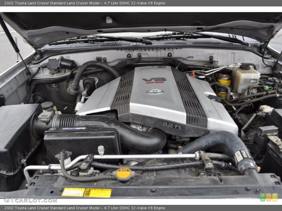 4.7 Liter DOHC 32-Valve V8 Engine for the 2002 Toyota Land Cruiser #50887615