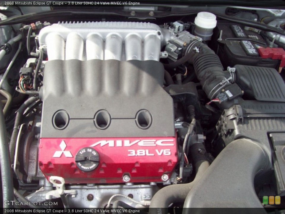3.8 Liter SOHC 24 Valve MIVEC V6 Engine for the 2008 Mitsubishi Eclipse #50892199