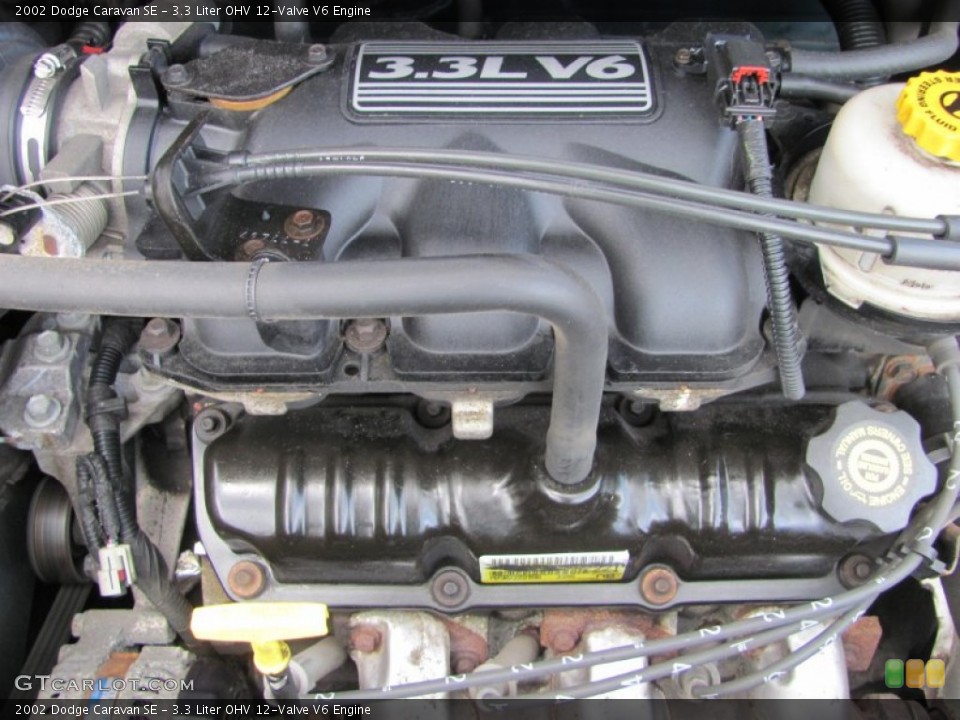 3.3 Liter OHV 12-Valve V6 Engine for the 2002 Dodge Caravan #50902234