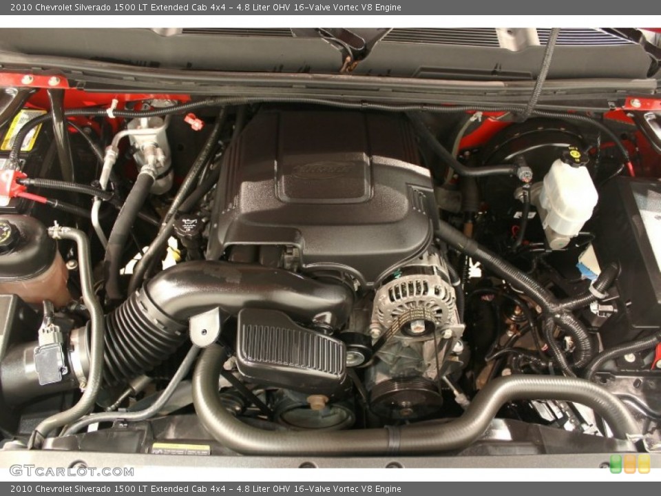 4.8 Liter OHV 16-Valve Vortec V8 Engine for the 2010 Chevrolet Silverado 1500 #50913981