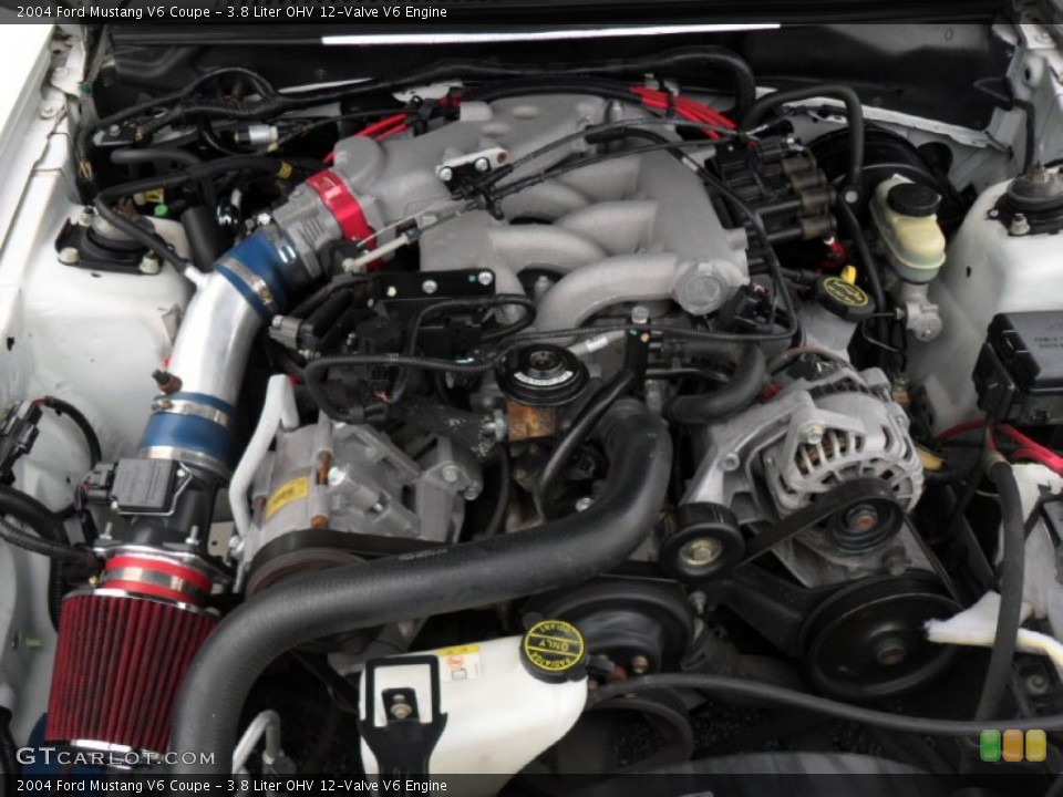 3.8 Liter OHV 12-Valve V6 Engine for the 2004 Ford Mustang #50914749