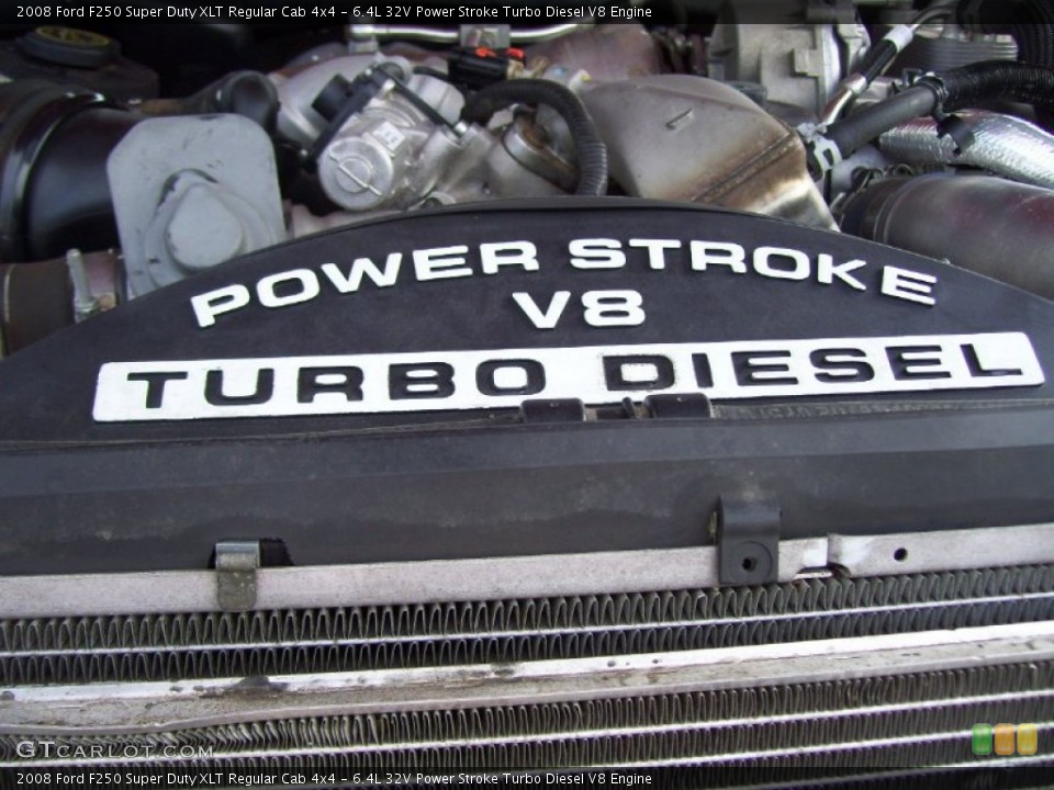 6.4L 32V Power Stroke Turbo Diesel V8 Engine for the 2008 Ford F250 Super Duty #50922585
