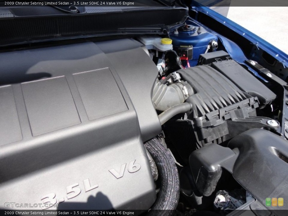 3.5 Liter SOHC 24 Valve V6 2009 Chrysler Sebring Engine