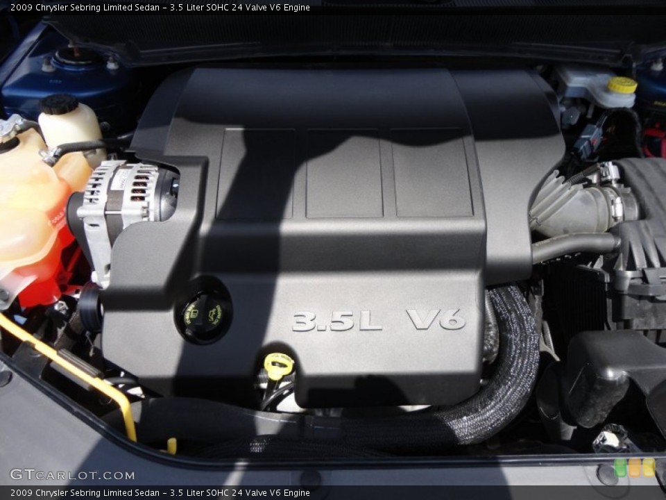 3.5 Liter SOHC 24 Valve V6 Engine for the 2009 Chrysler Sebring #50922801