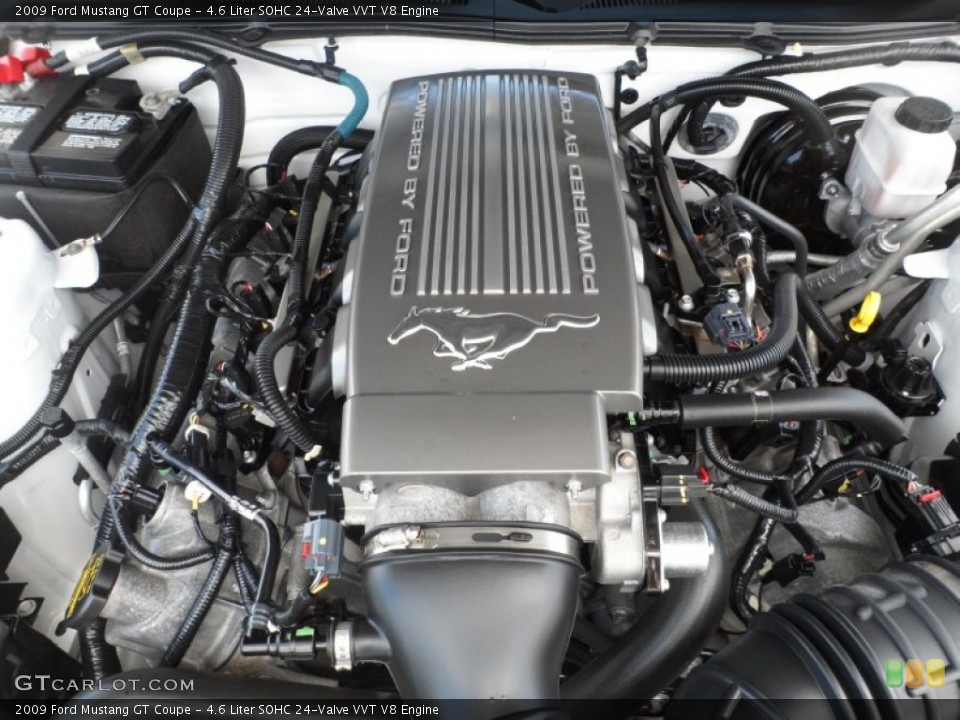 4.6 Liter SOHC 24-Valve VVT V8 Engine for the 2009 Ford Mustang #50925972