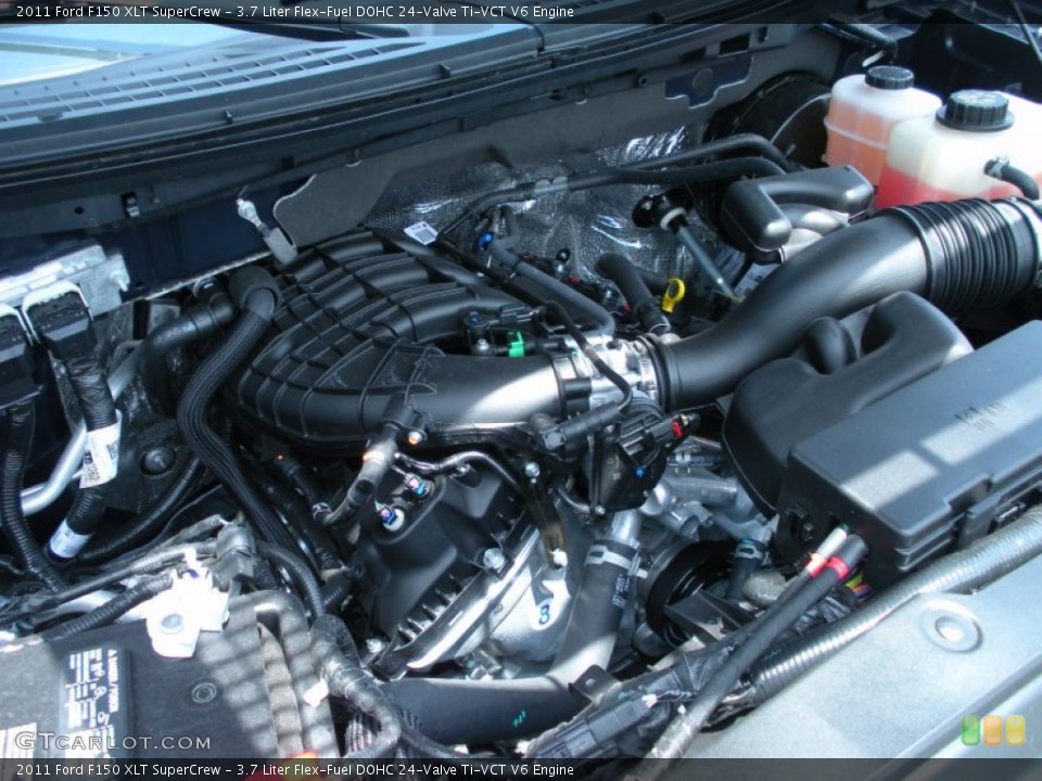 3.7 Liter Flex-Fuel DOHC 24-Valve Ti-VCT V6 Engine for the 2011 Ford F150 #50930832