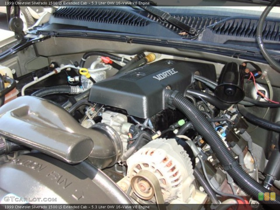 5.3 Liter OHV 16-Valve V8 Engine for the 1999 Chevrolet Silverado 1500 #50937111