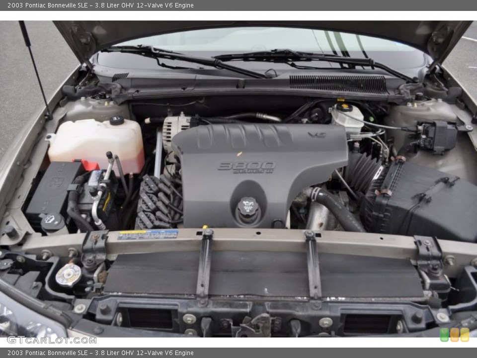 3.8 Liter OHV 12-Valve V6 Engine for the 2003 Pontiac Bonneville #50938758