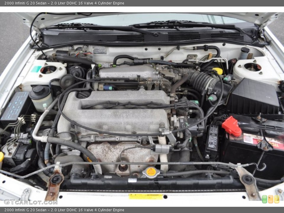 2.0 Liter DOHC 16 Valve 4 Cylinder 2000 Infiniti G Engine