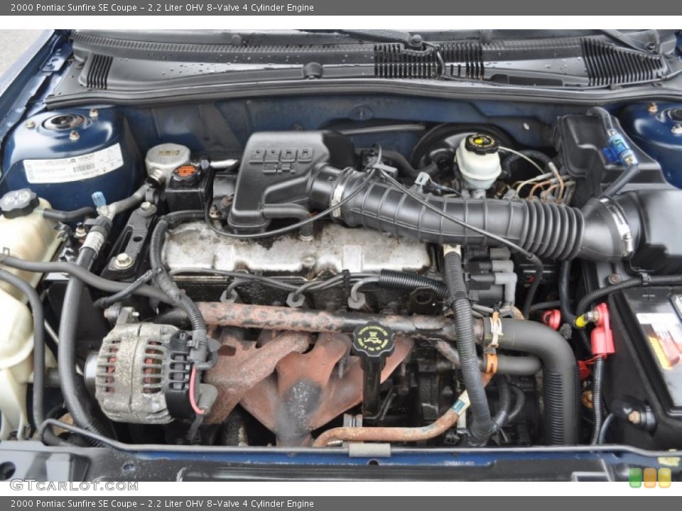 2.2 Liter OHV 8-Valve 4 Cylinder Engine for the 2000 Pontiac Sunfire #50939679