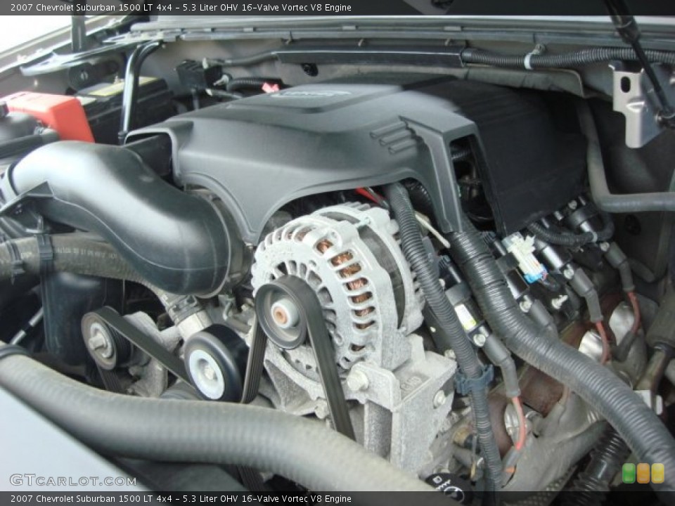 5.3 Liter OHV 16-Valve Vortec V8 Engine for the 2007 Chevrolet Suburban #50940024