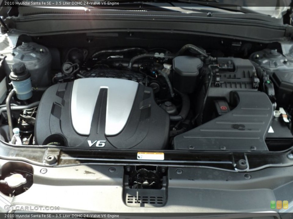 3.5 Liter DOHC 24-Valve V6 Engine for the 2010 Hyundai Santa Fe #50948564