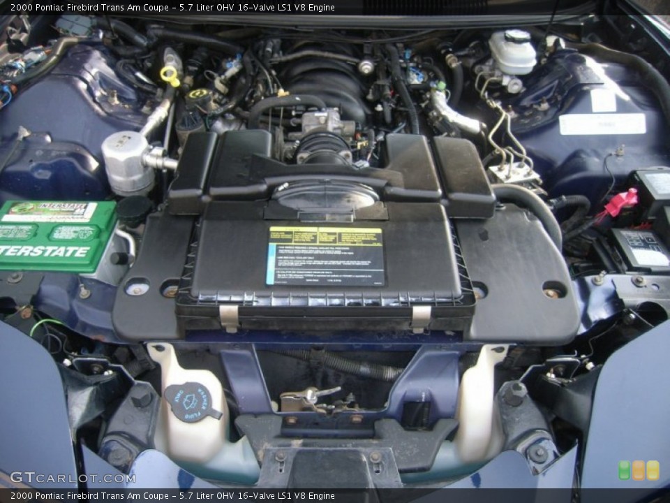 5.7 Liter OHV 16-Valve LS1 V8 Engine for the 2000 Pontiac Firebird #50949654