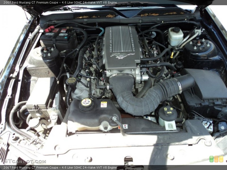 4.6 Liter SOHC 24-Valve VVT V8 Engine for the 2007 Ford Mustang #50957010