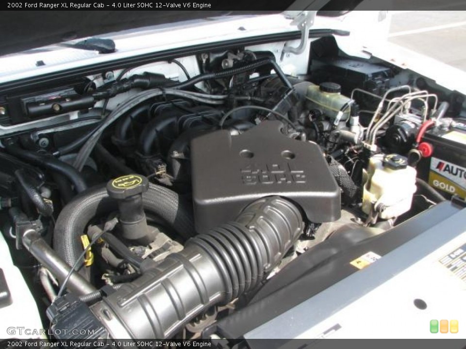 4.0 Liter SOHC 12-Valve V6 2002 Ford Ranger Engine