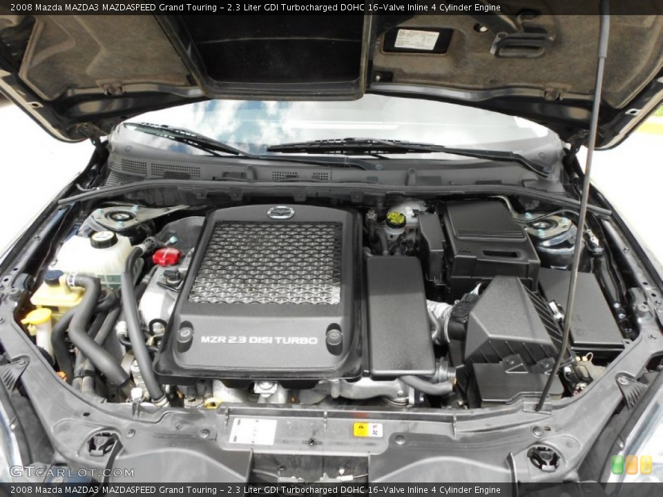 2.3 Liter GDI Turbocharged DOHC 16-Valve Inline 4 Cylinder Engine for the 2008 Mazda MAZDA3 #50960859
