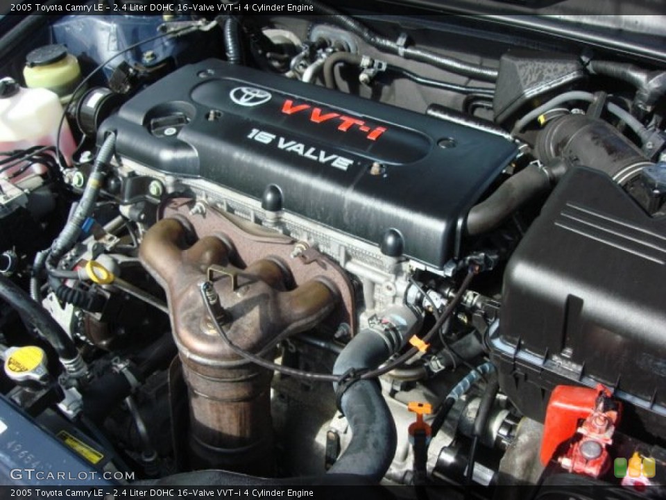 2.4 Liter DOHC 16-Valve VVT-i 4 Cylinder Engine for the 2005 Toyota Camry #50962407