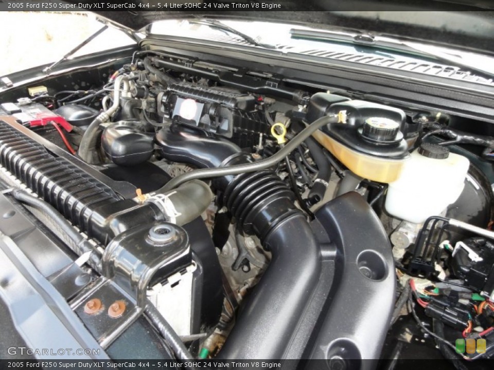 5.4 Liter SOHC 24 Valve Triton V8 Engine for the 2005 Ford F250 Super Duty #50974817