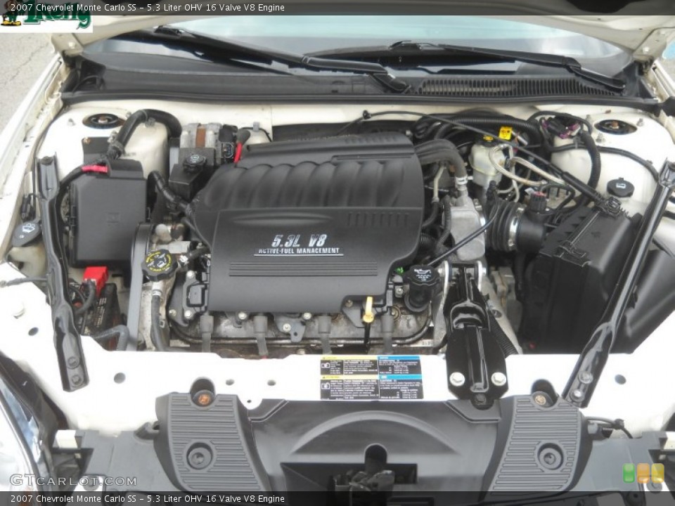 5.3 Liter OHV 16 Valve V8 Engine for the 2007 Chevrolet Monte Carlo #50980572
